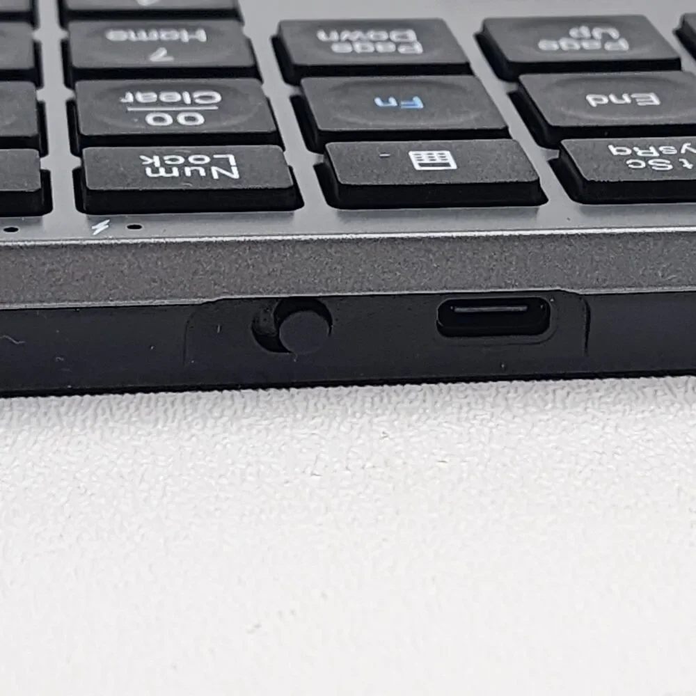 Nulea Wireless Number Pad TK403 BT 5.0 2.4G USB-C Rechargeable Numeric Keyboard